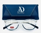 New Levis LV5021 381 Blue Silver Womens Semi Cat Eyeglasses 51-16-140 B:38. Price: $24.49.