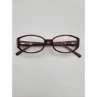 Salvatore Ferragamo Eyeglasses Frames 2609-B 462 Burgundy Red Silver 51-16-135 Pre-owned. Price: $79.95.