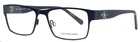 Calvin Klein CKJ20400 405 Navy Mens Rectangle Full Rim Eyeglasses 55-17-145 B:35 New. Price: $74.99.