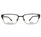 Flexon Eyeglasses Frames E1044 210 Brown Titanium Rectangle Full Rim 55-18-145 New. Price: $99.99.