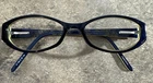 Jill Stuart Js 183-2 Navy/green Flex Hinge Eyeglasses Frames 51-17-130-27 G16 Pre-owned. Price: $19.99.