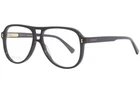 Gucci GG1044O 001 Eyeglasses Frame Men's Black Full Rim Pilot 57MM New. Price: $249.95.
