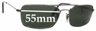 Sfx Replacement Sunglass Lenses Fits Ray-ban RB3309 55MM Wide New. Price: $34.99.