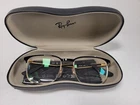 Ray-ban RB6363 2890 Polished Black On Gold Square Eyeglasses Frames 54-18 145 Pre-owned. Price: $79.99.