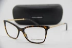 New Dolce & Gabbana 3347 502 Havana Gold Gunmetal Authentic Eyeglasses 54-16. Price: $164.90.
