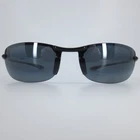 Maui Jim Makaha Sunglasses Black Rimless G-805-02 64-17-130 Made In Japan Pre-owned. Price: $116.99.
