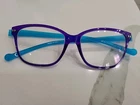 Igreen Purple And Turquoise Eyeglasses Frame 15 143 C12 V5.03 Made In Italy New. Price: $71.89.