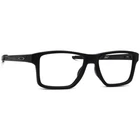 Oakley Eyeglasses OX8143-0152 Chamfer Squared Satin Black Frame 52-16 140 Pre-owned. Price: $249.99.