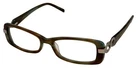 Jones New York Womens Plastic Rectangle Eyewear Frame, Aqua Brown J738. 52MM. Price: $39.99.