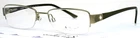Charmant CH10849 Ln Olive Womens Rectangle Half Rim Eyeglasses 53-18-135 B:30 New. Price: $24.99.