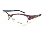 J.f. Rey Eyeglasses Frames JF2500 3022 Red Blue Cat Half Rim 53-18-123 New. Price: $349.99.