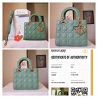 $6200 Lady Mydiorabc Green Lambskin Gold Hwsmall Bag Year Pre-owned. Price: $2875.00.