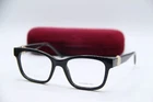 New Gucci GG1025O 004 Black Gold Authentic Eyeglasses W/case 51-18. Price: $424.15.