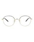 Alexander Mcqueen Unisex Round/oval Gold Transparent Fashion Designer Eyewe Pre-owned. Price: $139.99.