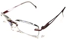 Stepper SI96523 F033 Red Rimless Rectangle Eyeglasses Frame 53-16 135 Pre-owned. Price: $18.67.
