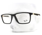 Ray-ban Eyeglasses Rb 7056 5644 Matte Black On Gold 55MM With Case New. Price: $139.50.