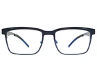 Tom Davies Eyeglasses Frames TD757 Col. 2278 Matte Blue Rectangle 54-18-140 New. Price: $299.99.