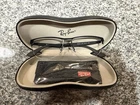 Ray-ban Rb 6355 2503 Half Rim Eyeglasses Black Metal Frame 56MM 17MM New. Price: $72.47.