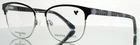 Draper James DJ5045 001 Black Silver Womens Semi Cat Eyeglasses 53-17-140 New. Price: $34.99.