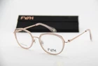 New Fysh 3681 S409 Clear Brown Gunmetal Gold Authentic Eyeglasses 50-19. Price: $156.24.