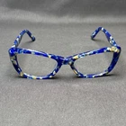 Zenni Blue Brown Cat-eye Tortoise Shell Glasses 305226 Frames Only Medium Pre-owned. Price: $9.99.