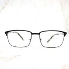 Perry Ellis Eyeglasses Frame 373-2 Men's Black Square Half Rim 55-17-140 Pre-owned. Price: $31.99.