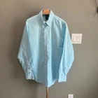 Brooks Brothers Mens Light Blue Oxford Button Down Shirt Pink Logo Long Sleeve Pre-owned. Price: $24.00.