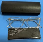 Muse Elite 35-000222 Clear / Gold Eyeglass Frames 53-16-145 New. Price: $17.95.
