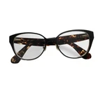 Kate Spade Eyeglasses Cats Black Metal Gold Leopard Temples Jaydee 51 16 140 Pre-owned. Price: $59.99.