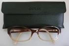Guess GU2485-3P42 Eyeglass Frames 54-16-135 Brown Beige Clear No Lenses + Case Pre-owned. Price: $29.99.