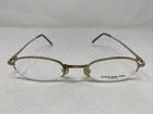 Jones New York JN21846 003 46-20-140 Yellow Gold Half Rim Eyeglasses Frame QY63 Pre-owned. Price: $160.00.
