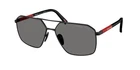 Prada Linea Rossa Ps 50 Matte Black Dark Grey Polar 1BO02G Sunglasses New. Price: $405.33.