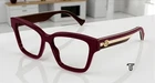 Gucci GG1302O 005 Rectangular Squared Acetate Burgundy 55 Mm Women's Eyeglasses New. Price: $249.00.