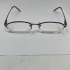 Saks Fifth Avenue S5A 197 01L7 -130 Designer Pink Eyeglasses Frame Only Half Rim Pre-owned. Price: $25.88.