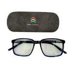Adin Thomas AT-514 Europa Mens Eyeglass Frames Lenses Case For Parts Replacement Used. Price: $27.48.