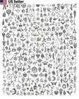 Jialeey 300 Pcs Wholesale Bulk Lots 0.28" - 1.2" (7 Mm), Antique Silver New. Price: $23.16.