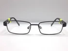 Nike 5573 011 Black Gray Yellow Rectangle Eyeglasses Frames 48-16 130 Youth 3/D5 Pre-owned. Price: $25.59.