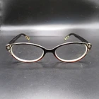 Chic Brown Tortoise Cat Eyeglass Frames Women's Full Rim Floral Detail Pre-owned. Price: $21.51.