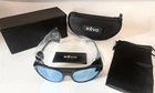 Revo Men Wrap Sunglasses Black Plastic Frame Blue Mirrored Lenses New. Price: $95.00.