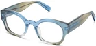 Warby Parker Rocco Square Eyeglasses Coastline Crystal Fade Italy 49-23-145 Mm New. Price: $113.00.