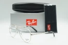 New Ray Ban Rb 3625-V 2501 Aviator Silver Eyeglasses Frame Rx 58-14. Price: $135.74.