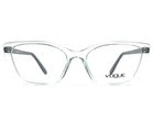 Vogue Eyeglasses Frames VO5217 2616 Transparent Azure Cat Full Rim 53-17-140 New. Price: $58.91.