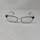 Calvin Klein CK18108 430 52-15-135 Blue Silver Flex Hinge Eyeglasses AX64 Pre-owned. Price: $26.25.