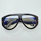 Tom Ford Eyeglasses Frames TF5958-B 001 Black Pilot Blue Light Block Lens 60MM New. Price: $258.88.