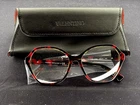 Authentic Valentino 3073 5194 Geometric Eyeglass Frame Light Havana Tortoise New. Price: $89.99.