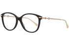 Gucci GG0967O 001 Eyeglasses Women's Black/gold/full Rim Optical Frame New. Price: $249.95.