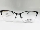 New Oscar By Renta OSL-468BJS 002 Black & Gold Eyeglasses 53/16/135. Price: $39.95.