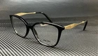 Prada 02ZV 1AB1O1 Black Gold Women's 54 Mm Eyeglasses New. Price: $186.40.