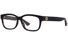Gucci GG1341O 001 Eyeglasses Frame Women's Black/gold Full Rim Square Shape 55MM New. Price: $154.95.