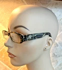 Versace Mod 3087 50/16 Color 667 Side Logo Brown Pearl Frame Only Eyeglasses Pre-owned. Price: $75.00.
